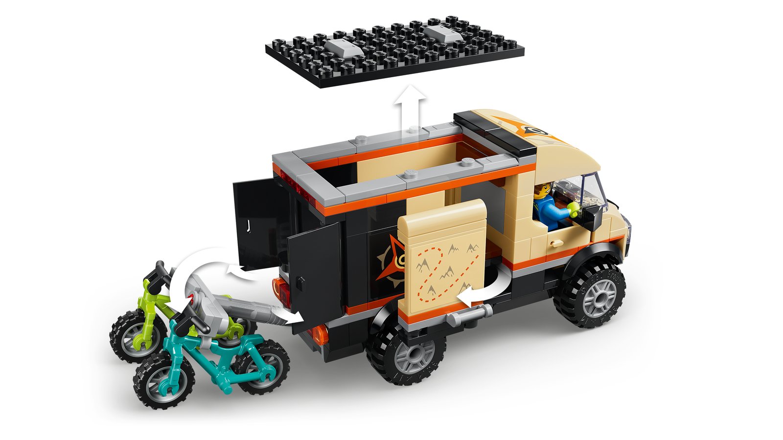 LEGO 60512 LEGO® City 60512 - Mountainbike-Abenteuervan – Detailansicht 4
