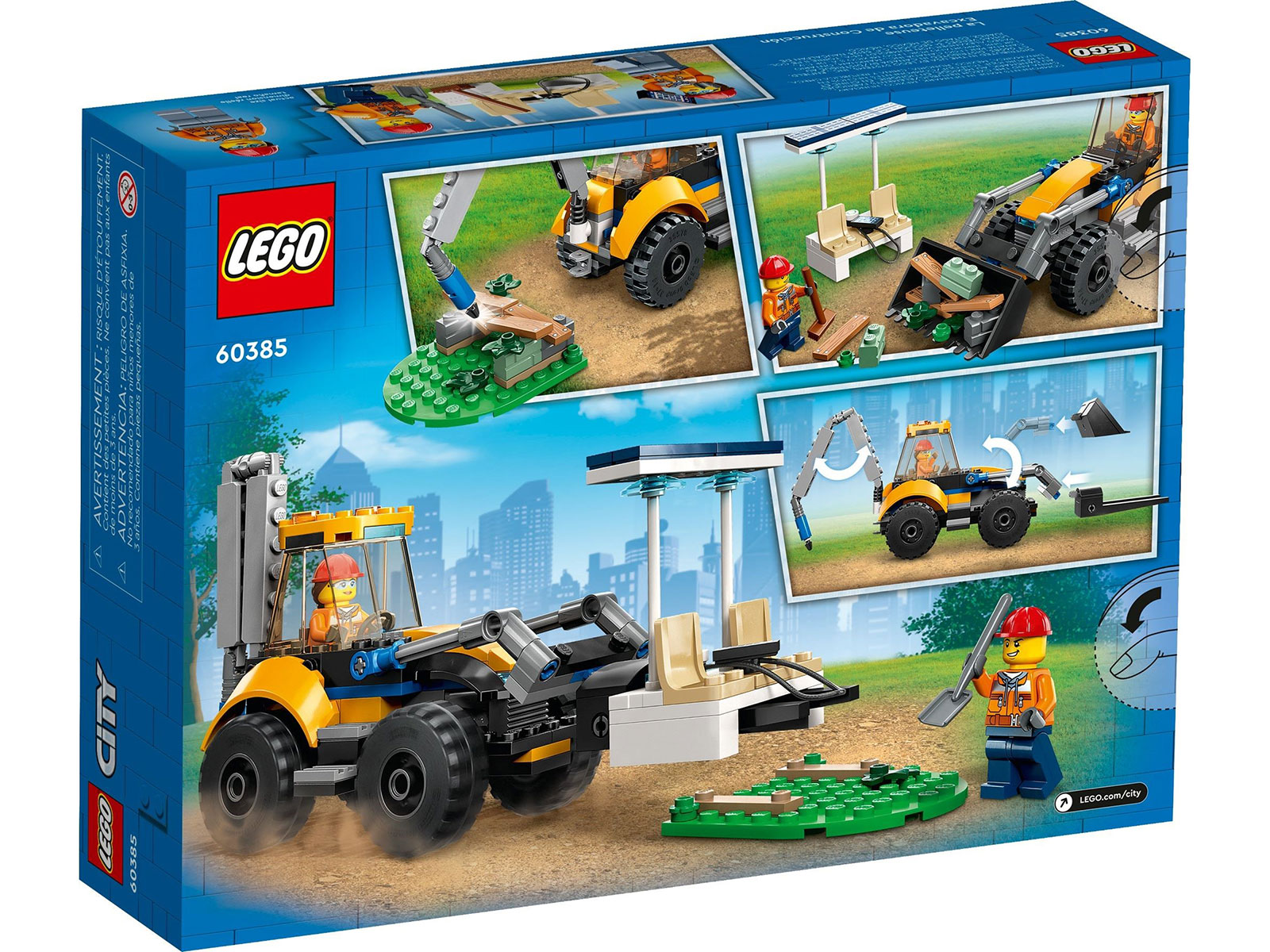 LEGO® City 60385 - Radlader - Box Back