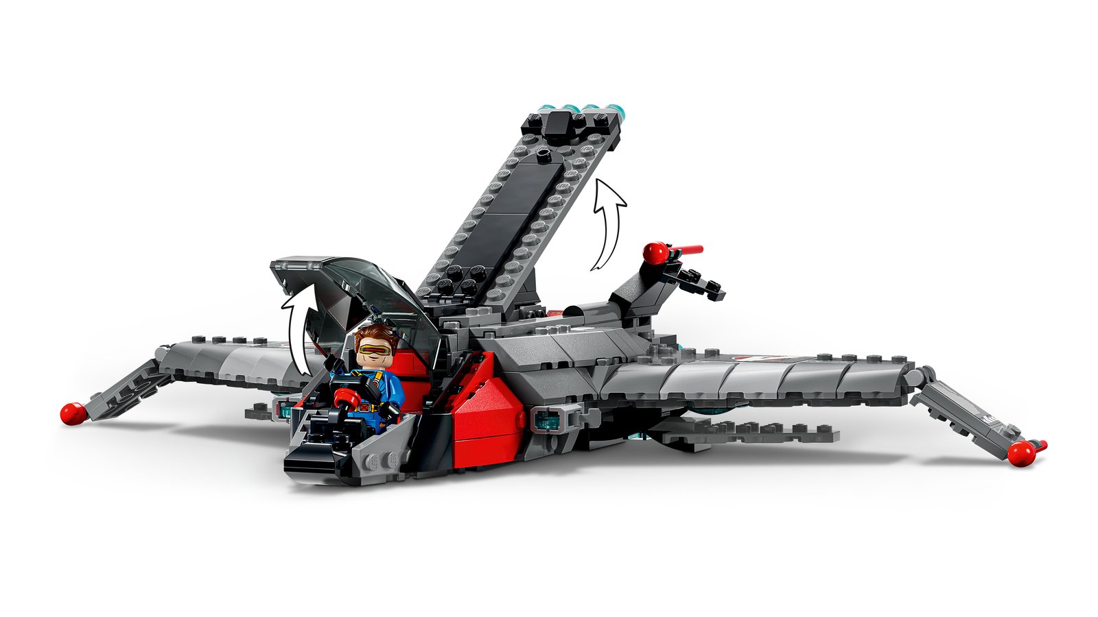 LEGO 76347 LEGO® Super Heroes Marvel 76347 - Avengers: Doomsday Quinjet – Detailansicht 2