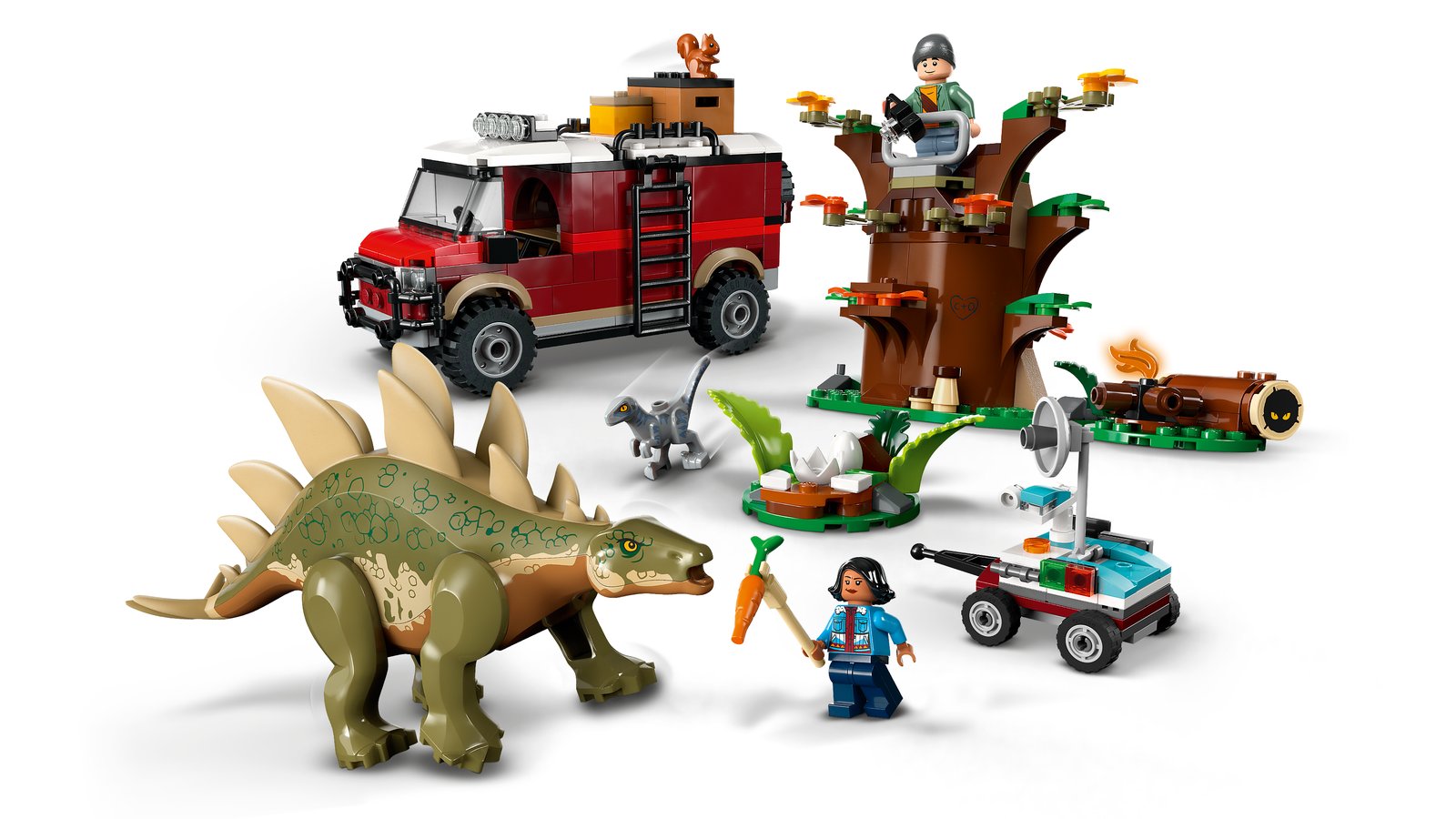 LEGO 76965 LEGO® Jurassic World 76965 - Dinosaurier-Missionen: Entdeckung des Stegosaurus – Primaeres Produktbild