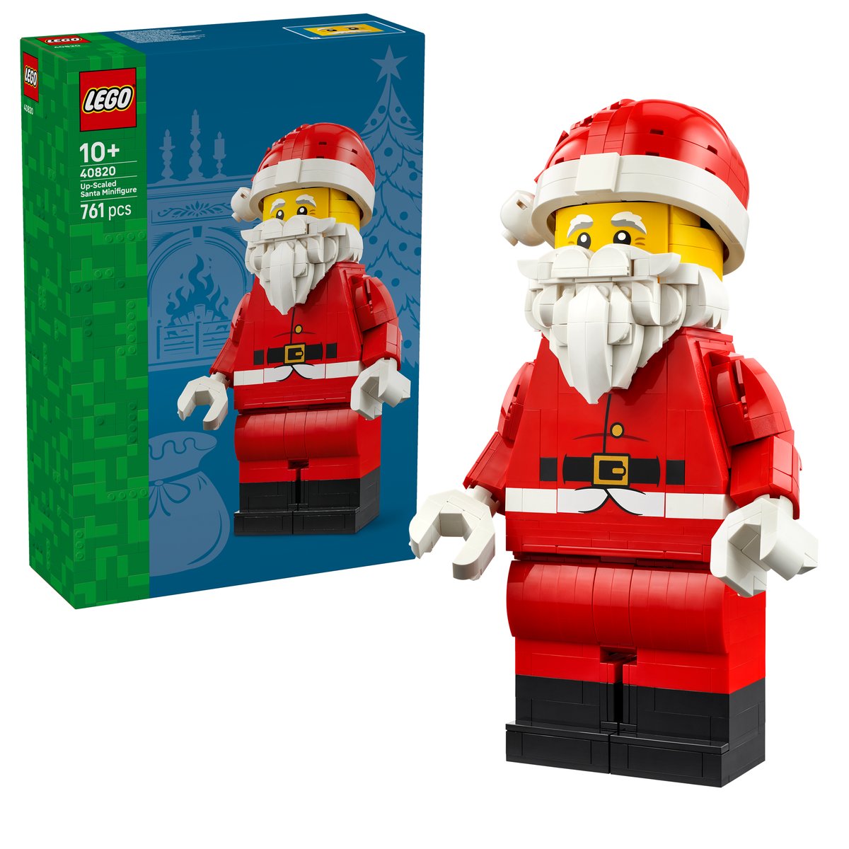 LEGO 40820 LEGO® LEGO Iconic 40820 - Große Weihnachtsmann-Minifigur – Box & Produkt