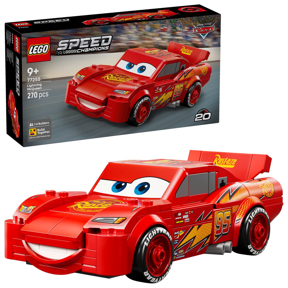 LEGO 77255 LEGO® Speed Champions 77255 - Lightning McQueen – Box & Produkt