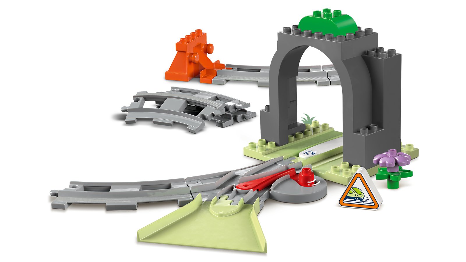 LEGO 10425 LEGO® DUPLO 10425 - Eisenbahntunnel und Schienen – Erweiterungsset – Primaeres Produktbild