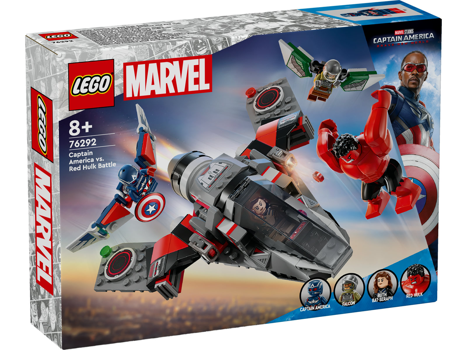 LEGO® Marvel 76292 - Showdown zwischen Captain America und Red Hulk