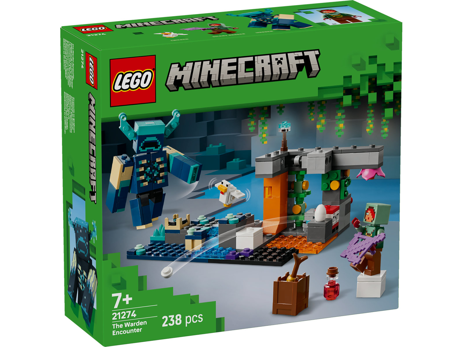 LEGO® Minecraft 21274 - Begegnung mit dem Wächter