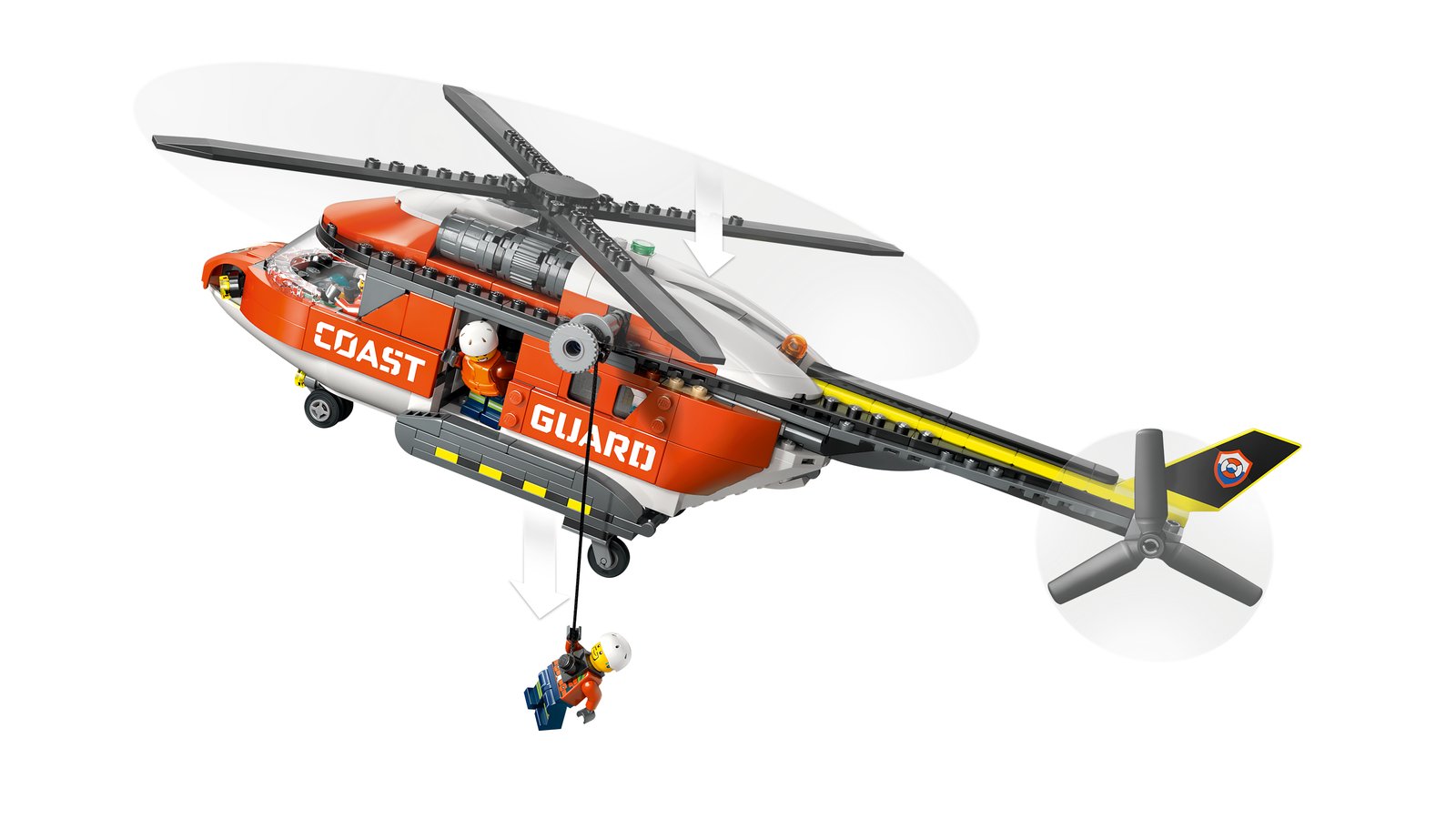 LEGO 60503 LEGO® City 60503 - Hubschrauber der Küstenwache – Detailansicht 2