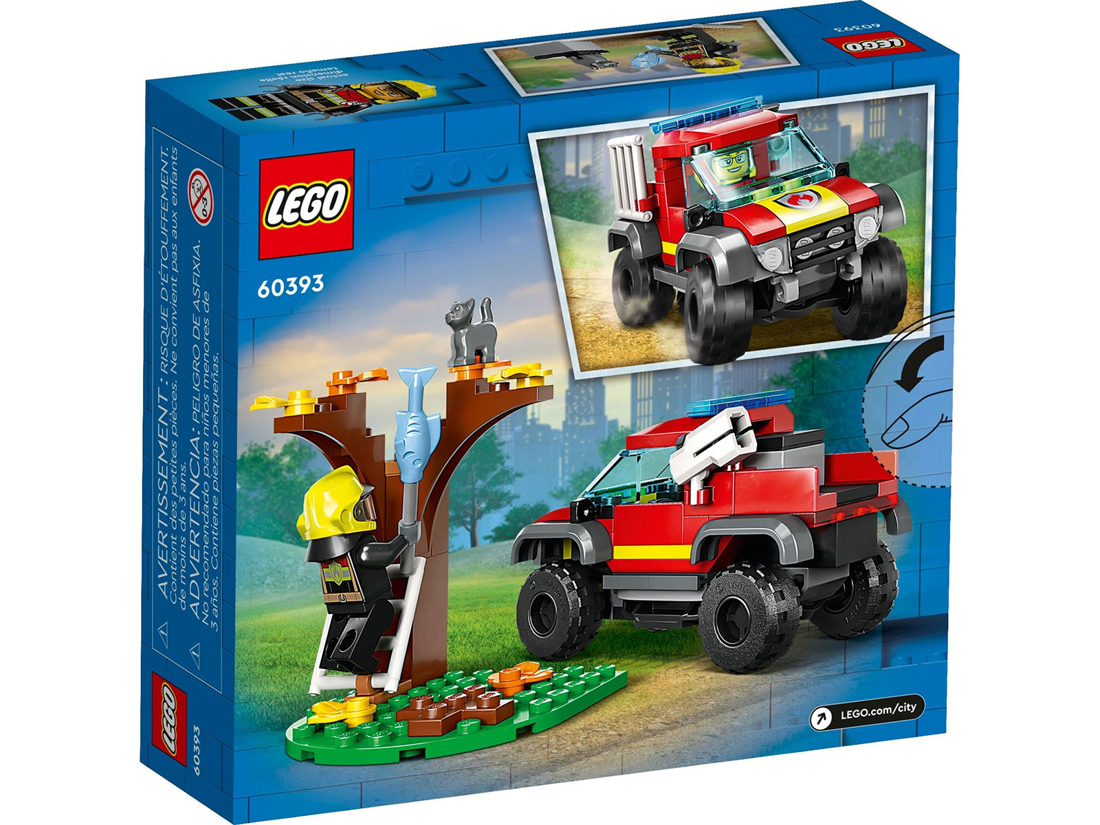 LEGO® City 60393 - Feuerwehr-Pickup - Box Back