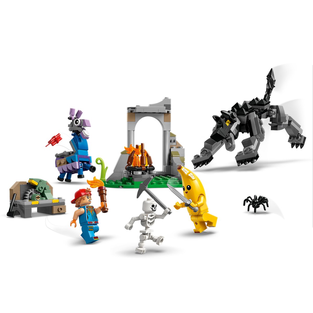 LEGO 77075 LEGO® Fortnite 77075 - Das Lager von Schali und der Zündkerzenkünstlerin – Primaeres Produktbild