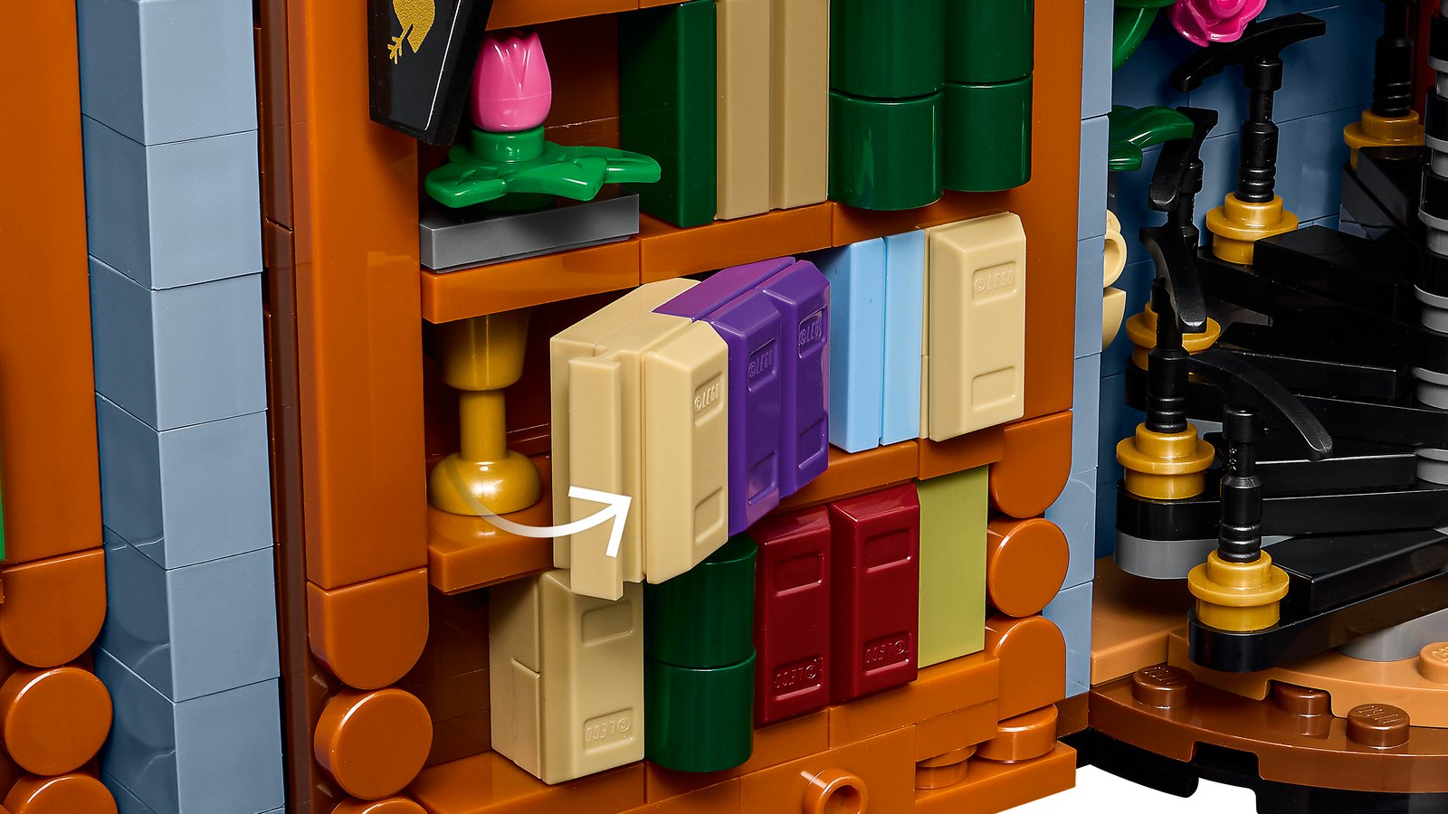 LEGO 11379 LEGO® Icons 11379 - Buchladen: Buchstütze – Detailansicht 9