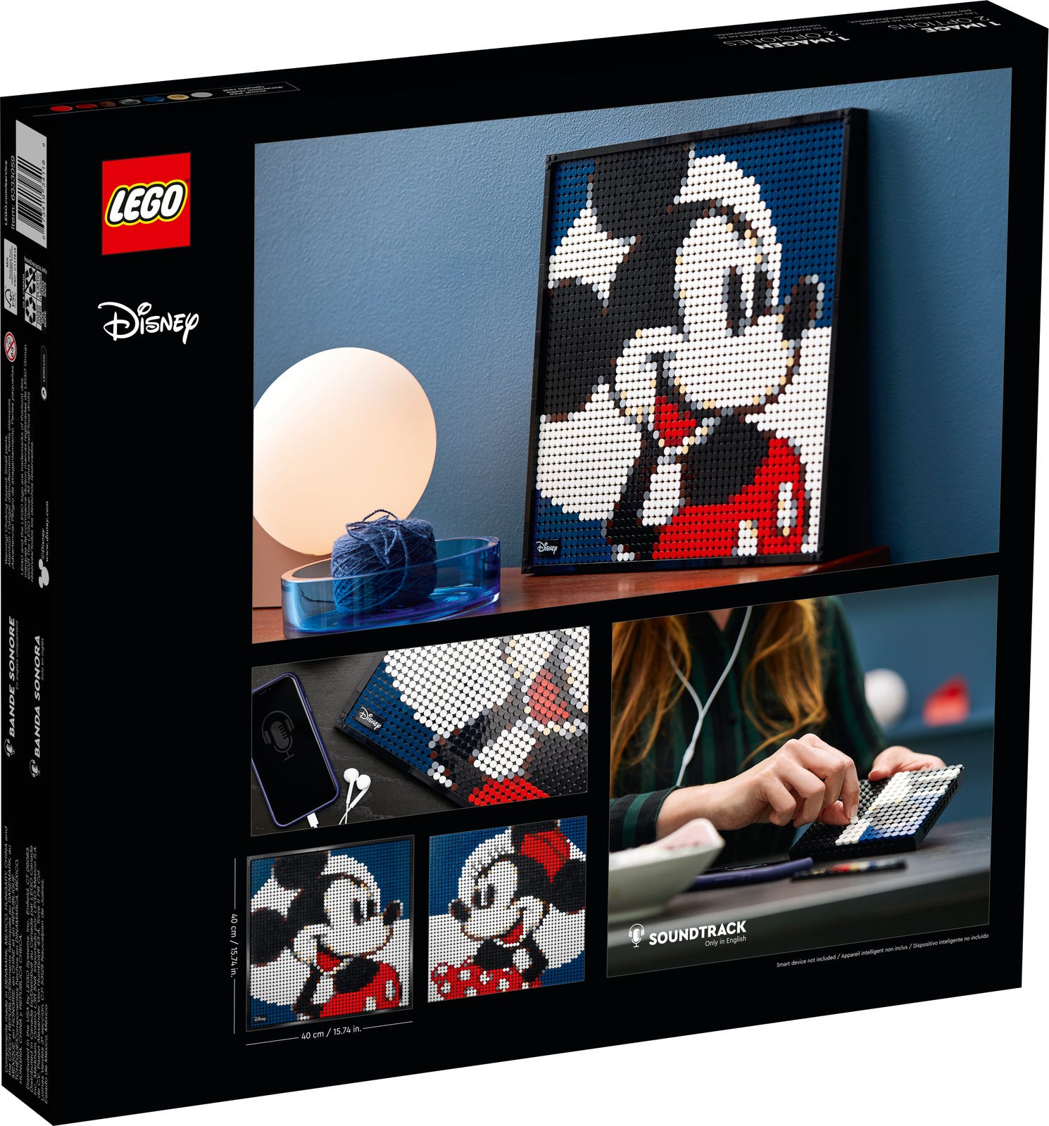 LEGO® Art 31202 - Disney's Mickey Mouse - Box Back
