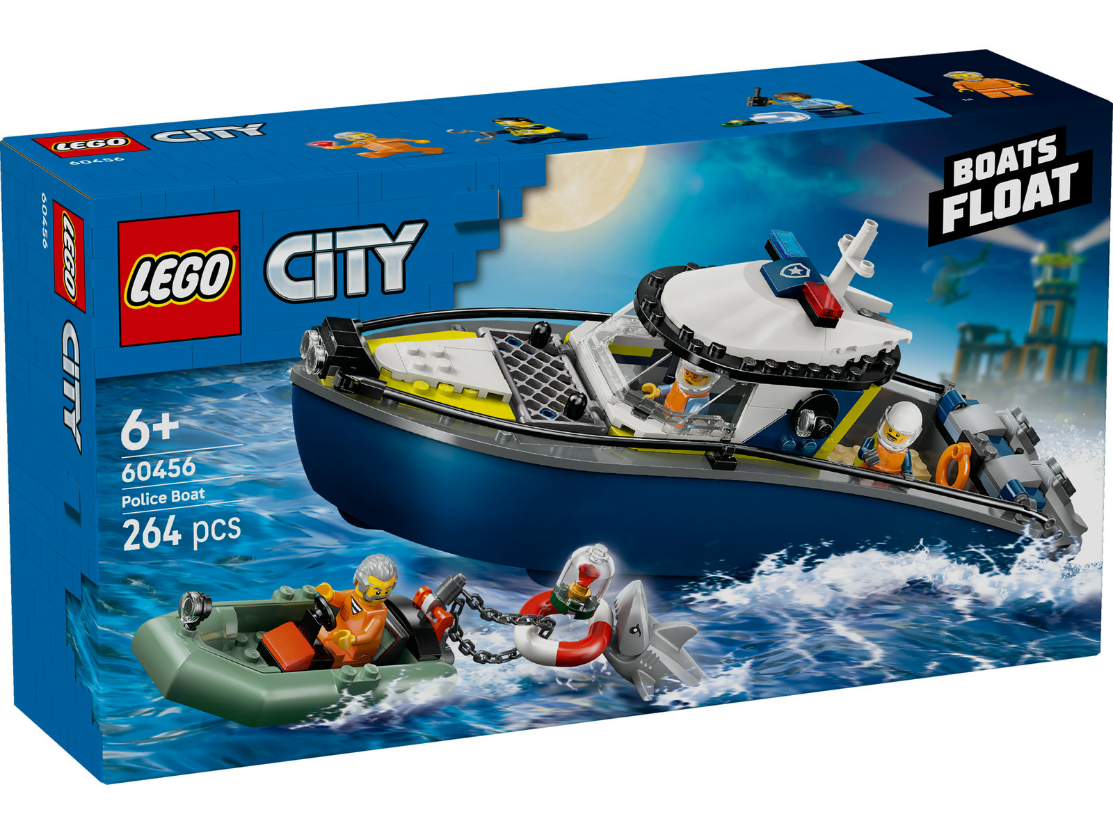 LEGO® City 60456 - Verfolgungsjagd im Polizeiboot