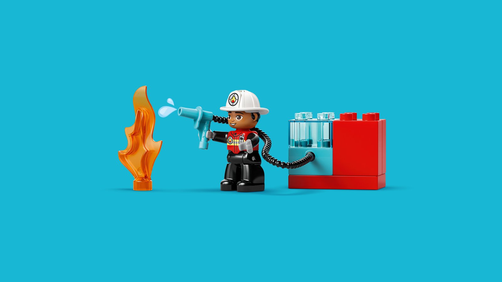 LEGO 10473 LEGO® DUPLO Town 10473 - Löschauto mit Schlauch und Feuerwehrmann – Detailansicht 1