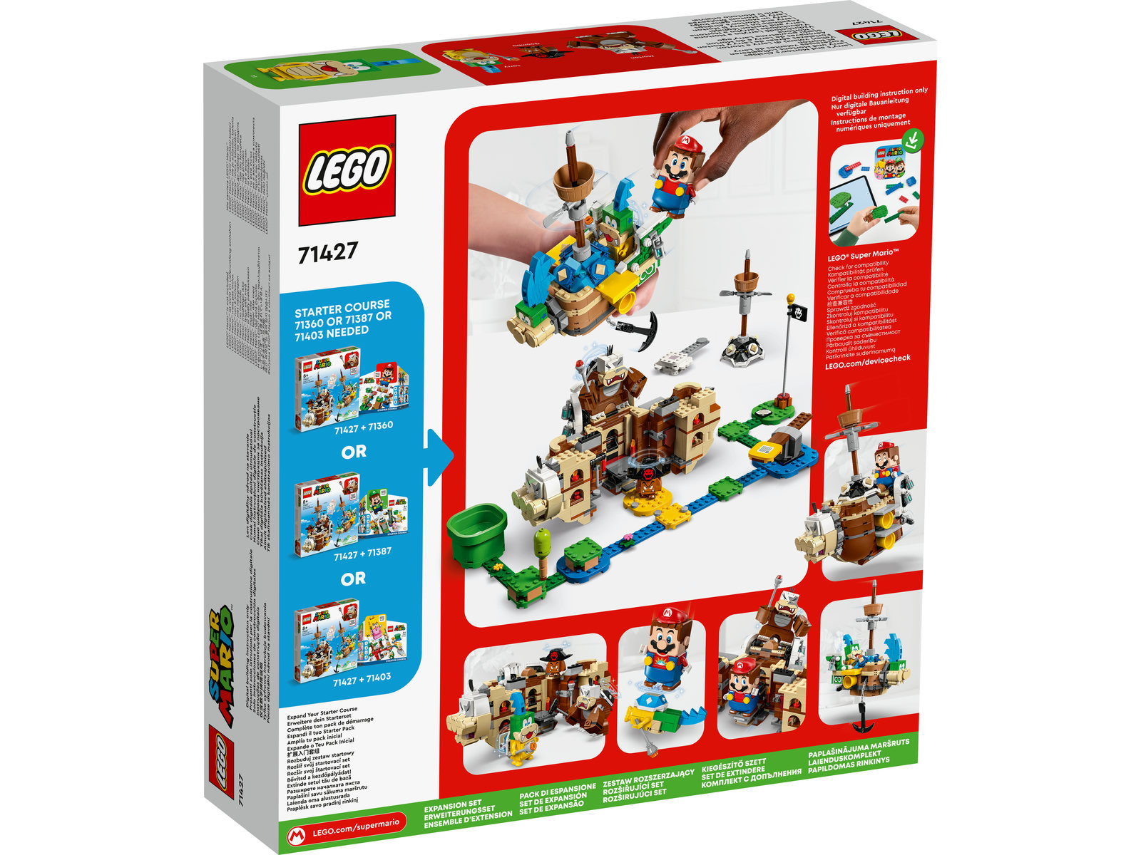 LEGO® Super Mario 71427 - Larry und Mortons Luftgaleeren – Erweiterungsset