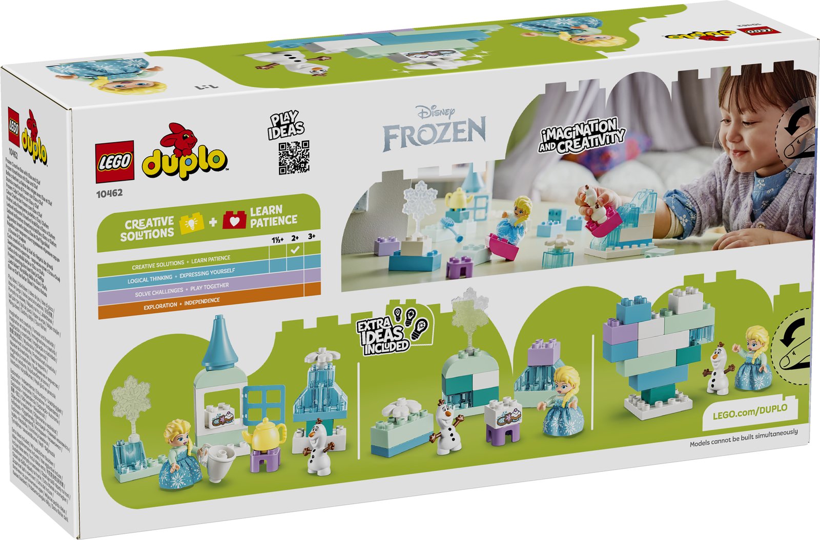 LEGO 10462 LEGO® DUPLO® | Disney 10462 - Frozen Kreativbox mit Elsa und Olaf – Verpackung hinten