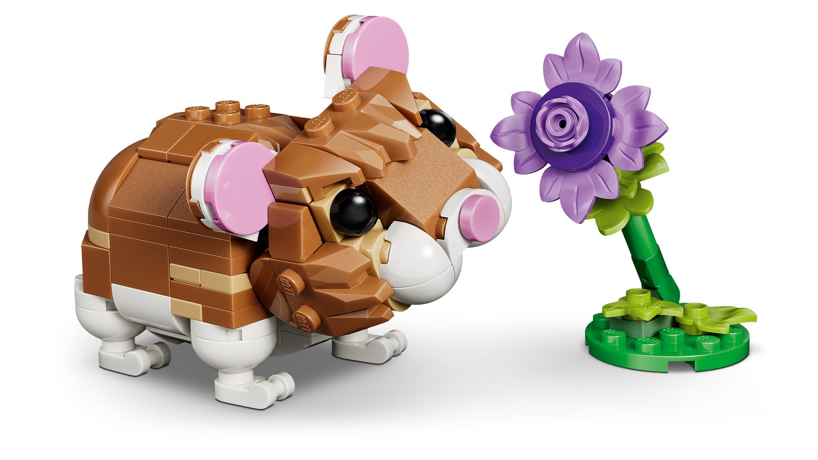 LEGO 31376 LEGO® Creator 31376 - Niedlicher Hamster mit Blume – Detailansicht 6