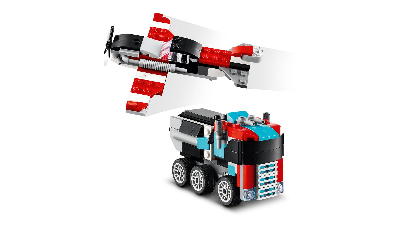 LEGO 31146 LEGO® Creator 31146 - Tieflader mit Hubschrauber – Detailansicht 4