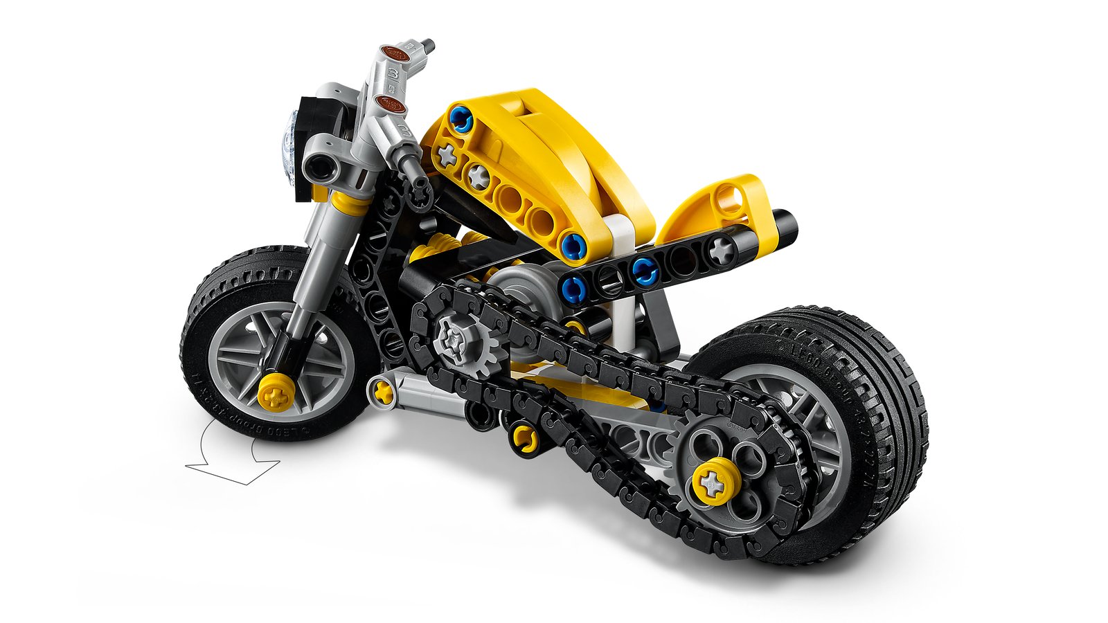 LEGO 42225 LEGO® Technic 42225 - Gelbes Motorrad – Detailansicht 4