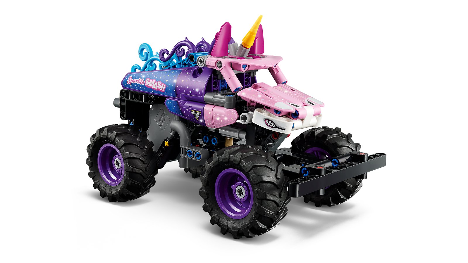LEGO 42220 LEGO® Technic 42220 - Monster Jam™ Sparkle Smash™ mit Rückziehmotor – Detailansicht 4