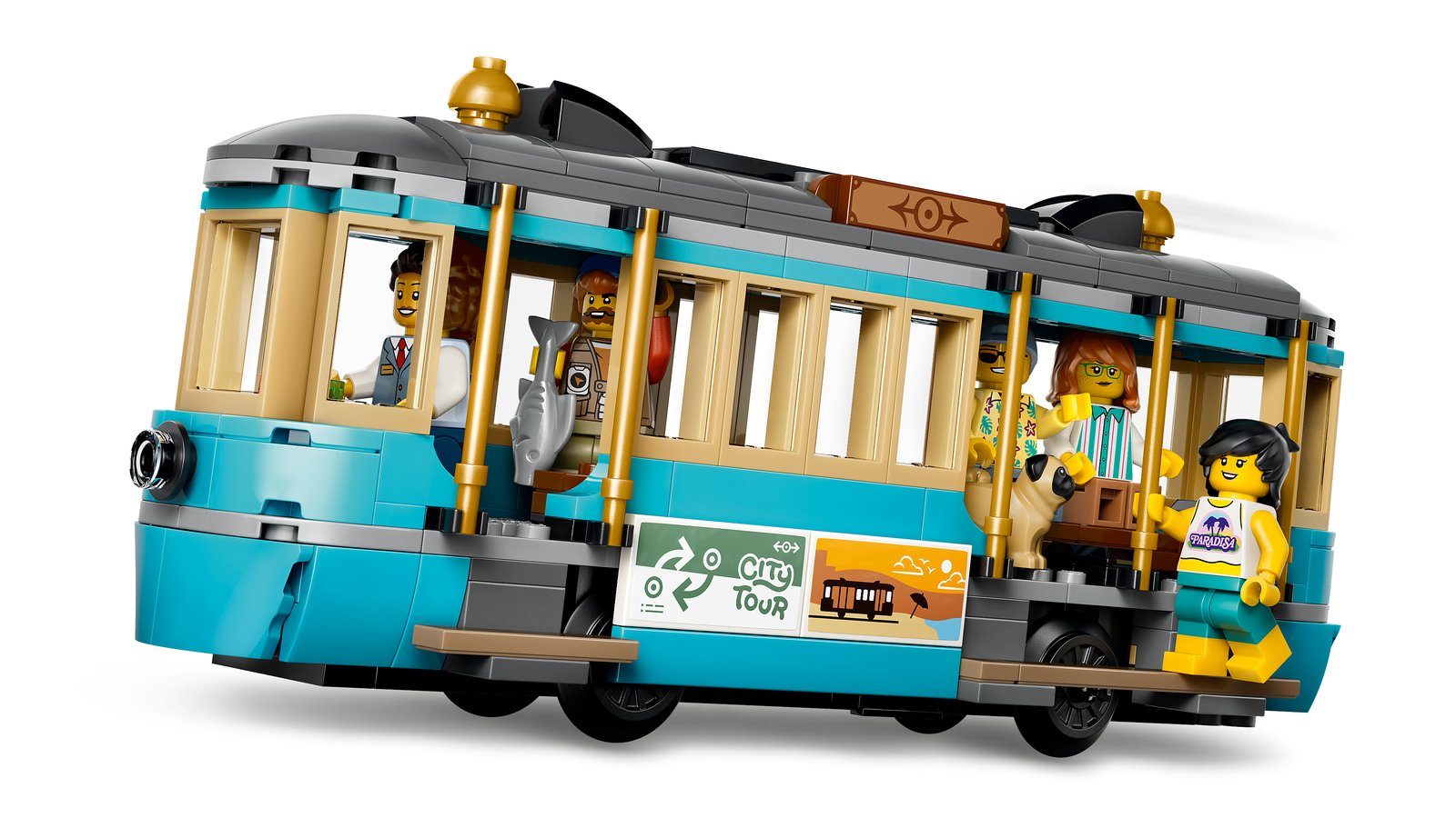 LEGO 60506 LEGO® City 60506 - Klassische Strandstraßenbahn – Detailansicht 2