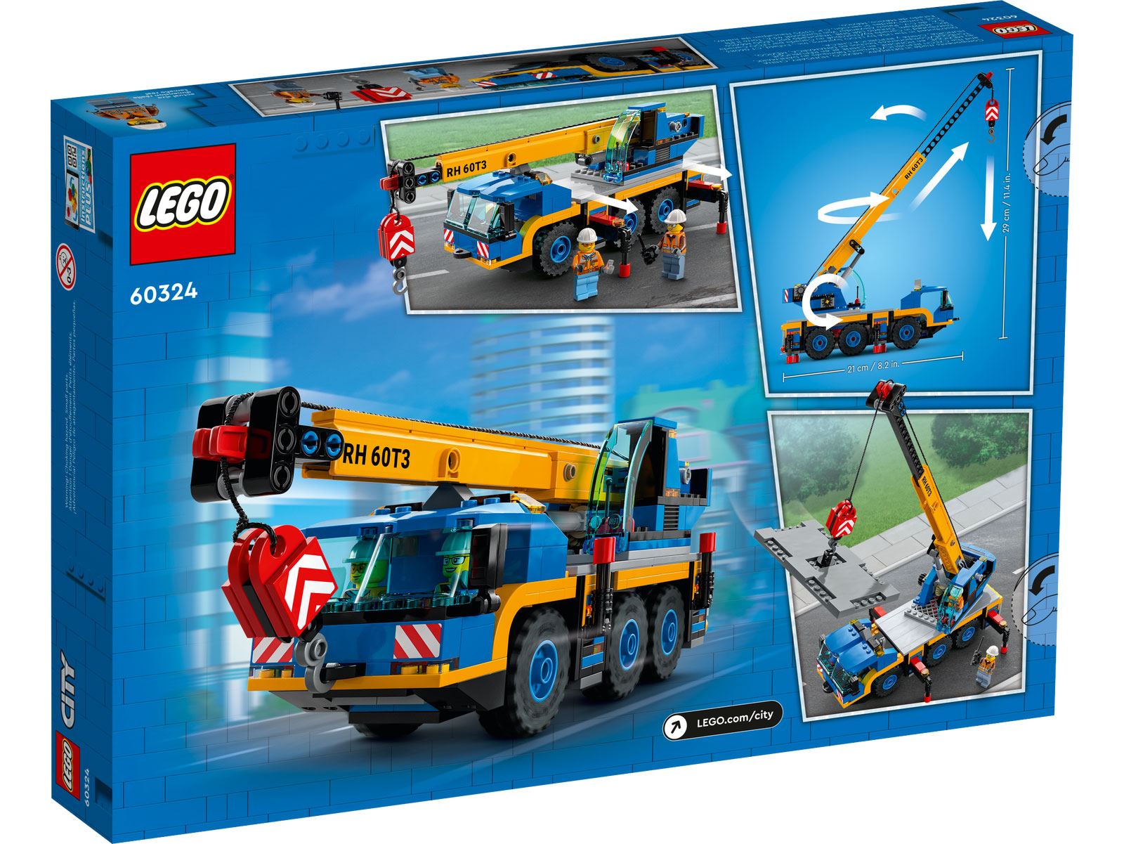 LEGO® City 60324 - Geländekran - Box Back