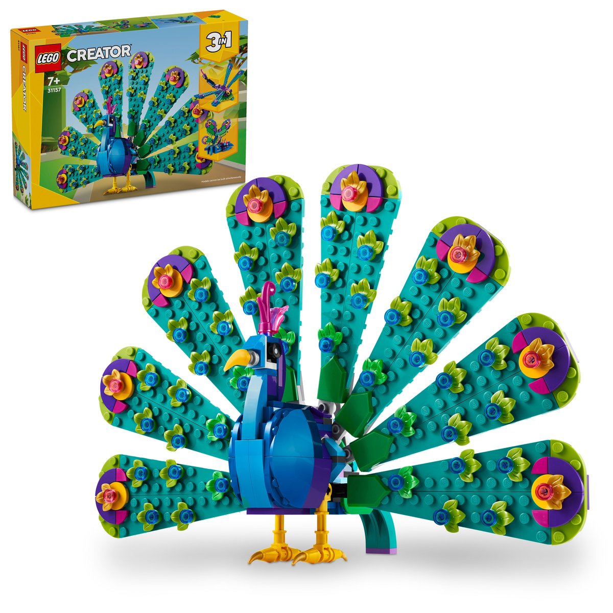 LEGO 31157 LEGO® Creator 31157 - Exotischer Pfau – Box & Produkt