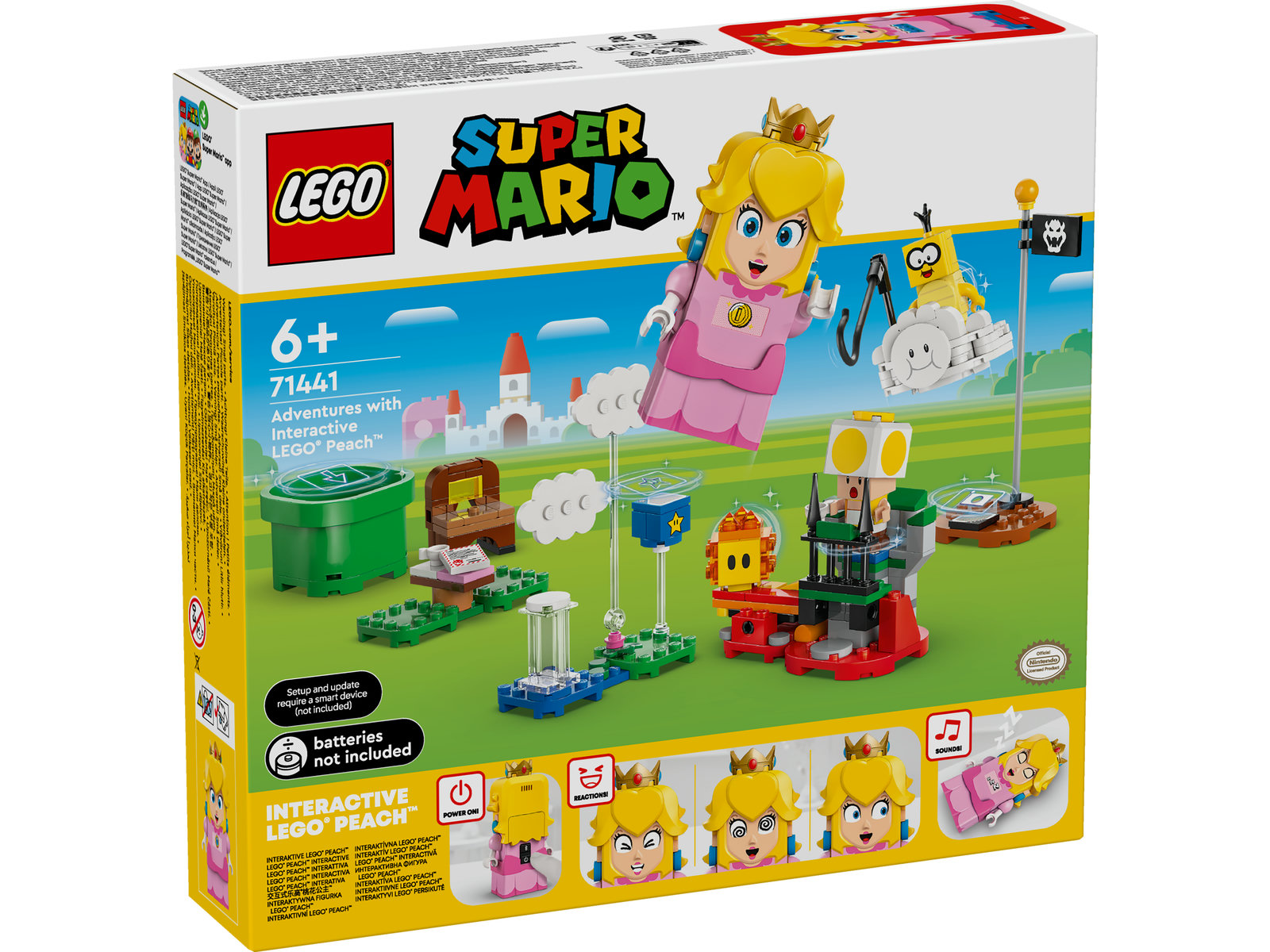 LEGO® Super Mario 71441 - Abenteuer mit der interaktiven LEGO® Peach™ LEGO® Super Mario 71441 - Abenteuer mit der interaktiven LEGO® Peach™