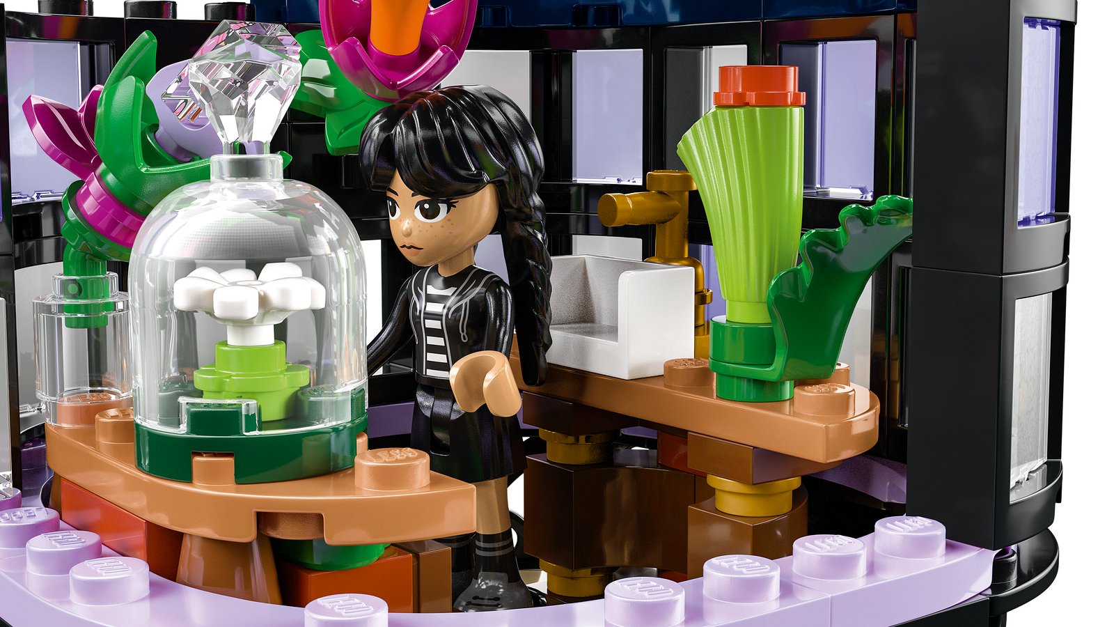 LEGO 76784 LEGO® Wednesday 76784 - Schwarze Dahlie – Detailansicht 5