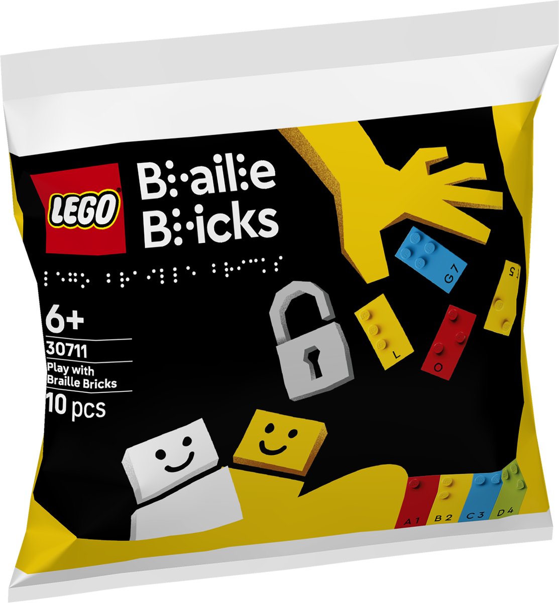 LEGO 30711 LEGO® Braille Bricks 30711 - Spielspaß mit Braille-Steinen – Verpackung vorne