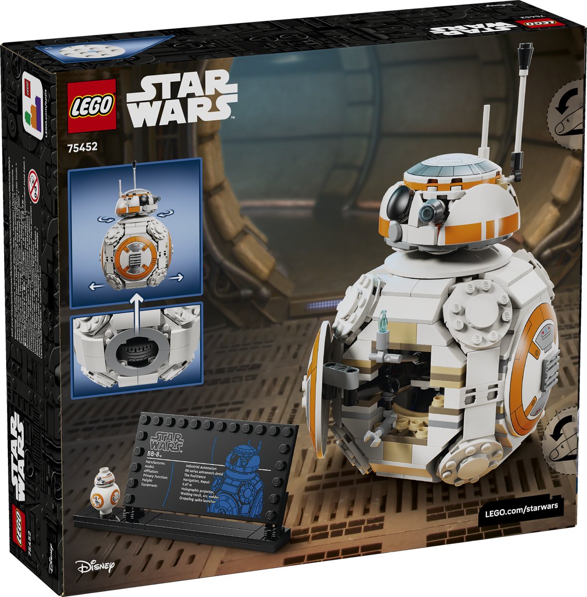 LEGO 75452 LEGO® Star Wars™ 75452 - Der Astromech-Droide BB-8™ – Verpackung hinten