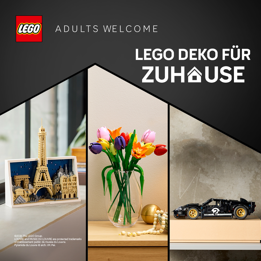 LEGO Home Décor Banner – Deko-Sets für Erwachsene (LEGO ab 18 Jahren)