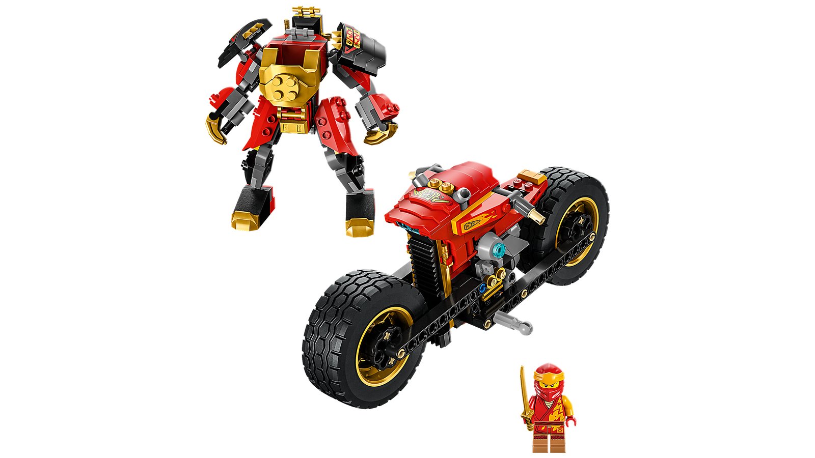 LEGO 71783 LEGO® NINJAGO® 71783 - Kais Mech-Bike EVO – Detailansicht 1