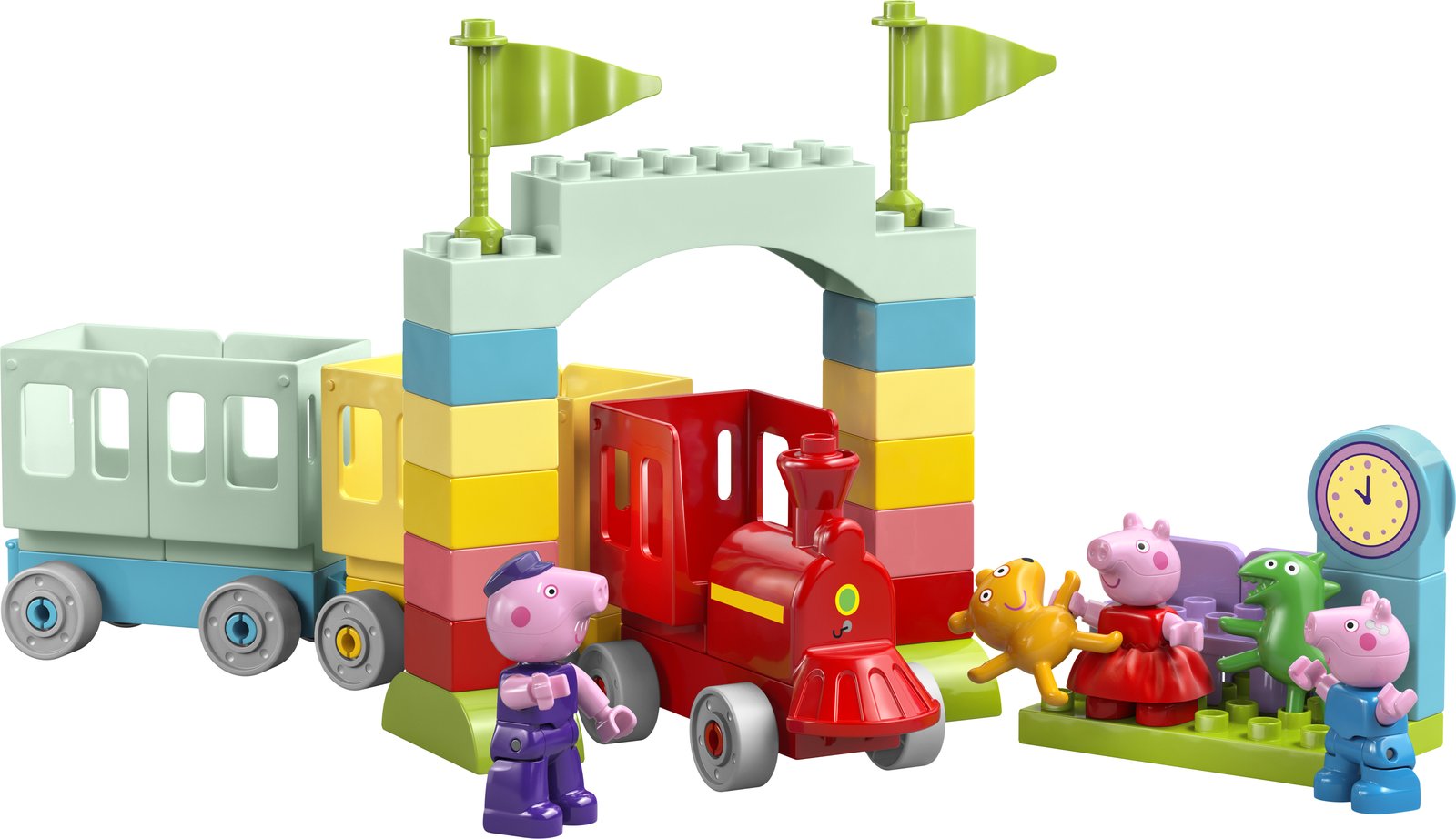 LEGO 10466 LEGO® DUPLO® Peppa Wutz 10466 - Zugfahrt mit Opa – Produktfoto