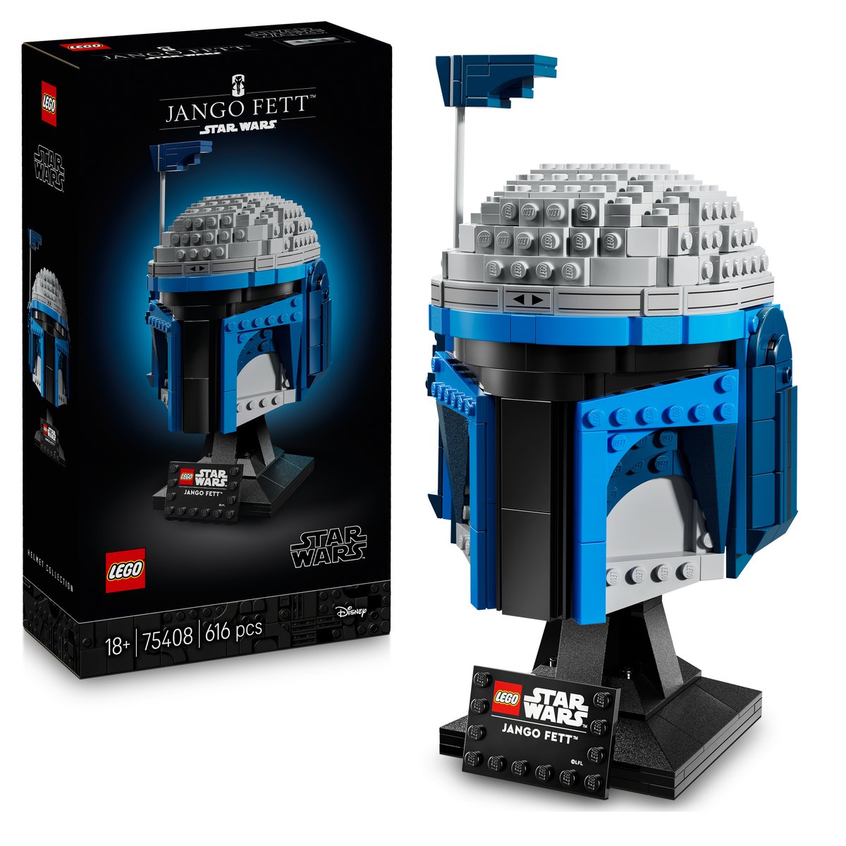 LEGO 75408 LEGO® Star Wars™ 75408 - Jango Fett™ Helm – Box & Produkt