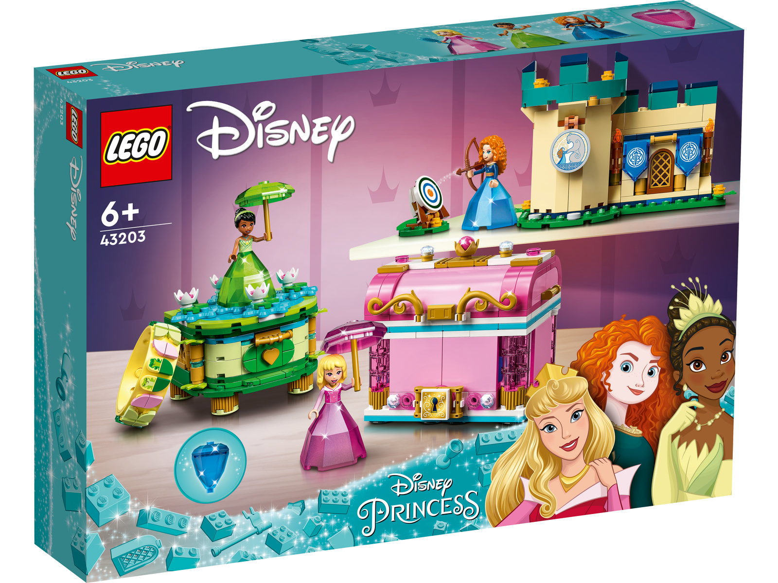 LEGO® Disney 43203 - Auroras, Meridas und Tianas Zauberwerke