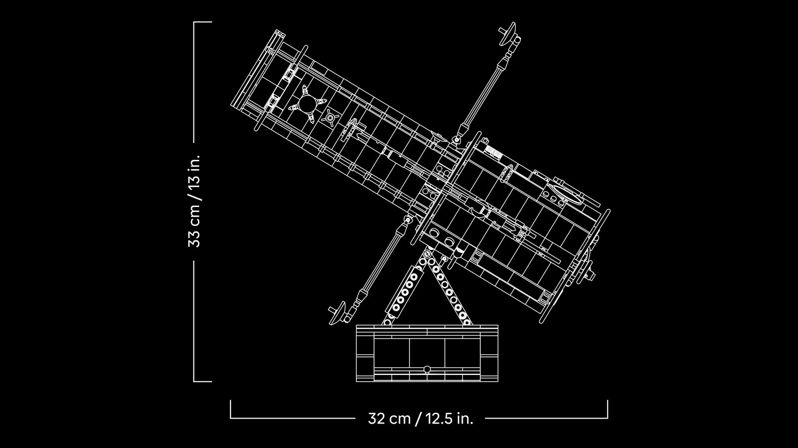 LEGO 11382 LEGO® Icons 11382 - Hubble-Weltraumteleskop – Detailansicht 6
