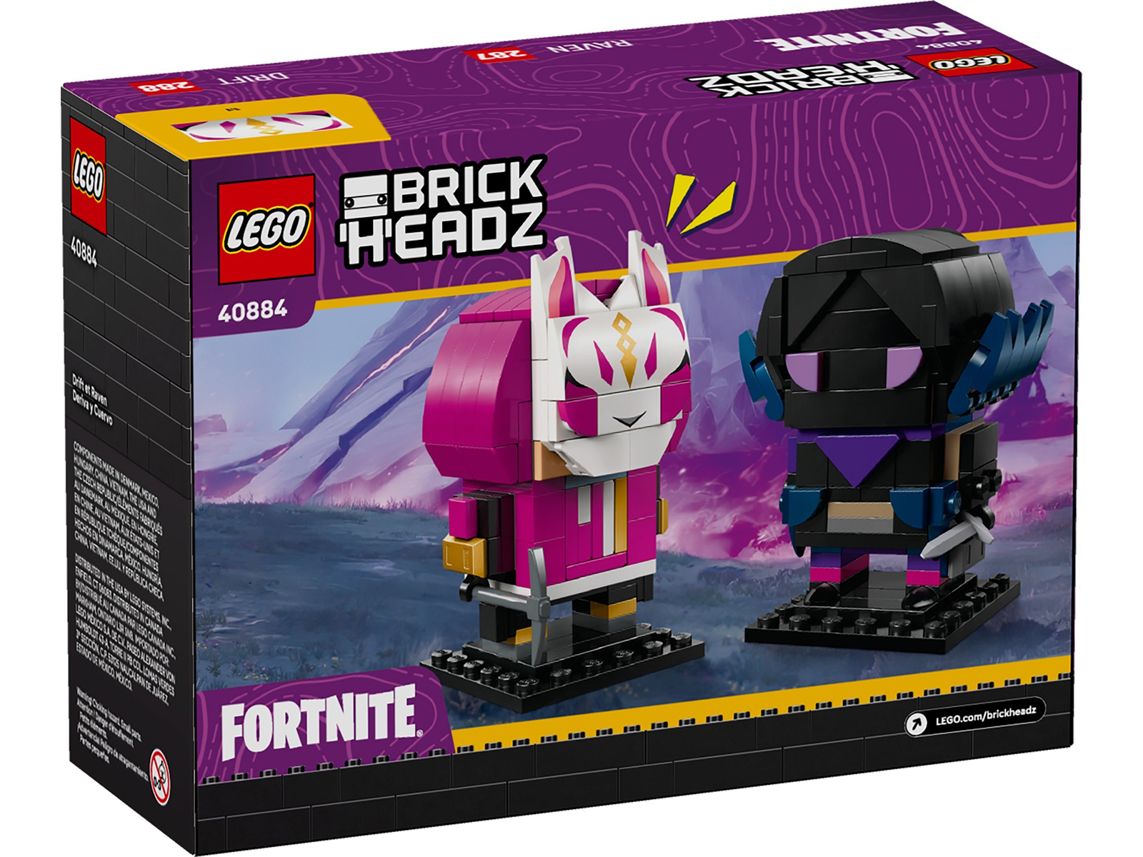 LEGO® BrickHeadz 40884 - Drift und Raven Figuren