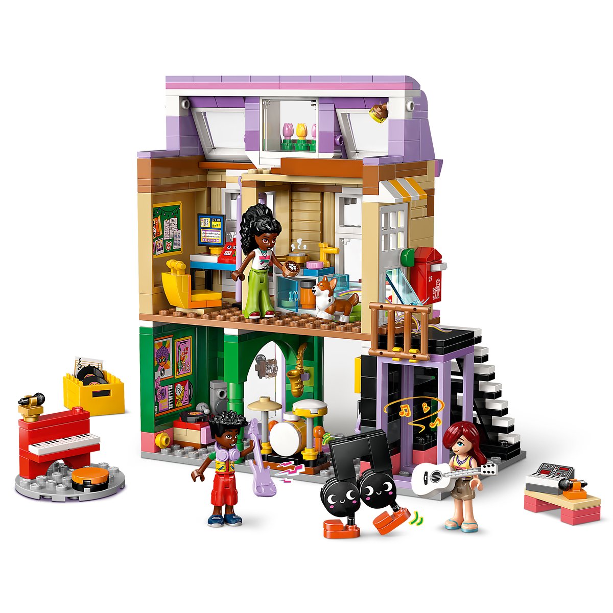 LEGO 42653 LEGO® Friends 42653 - Musikladen & Wohnung – Detailansicht 4