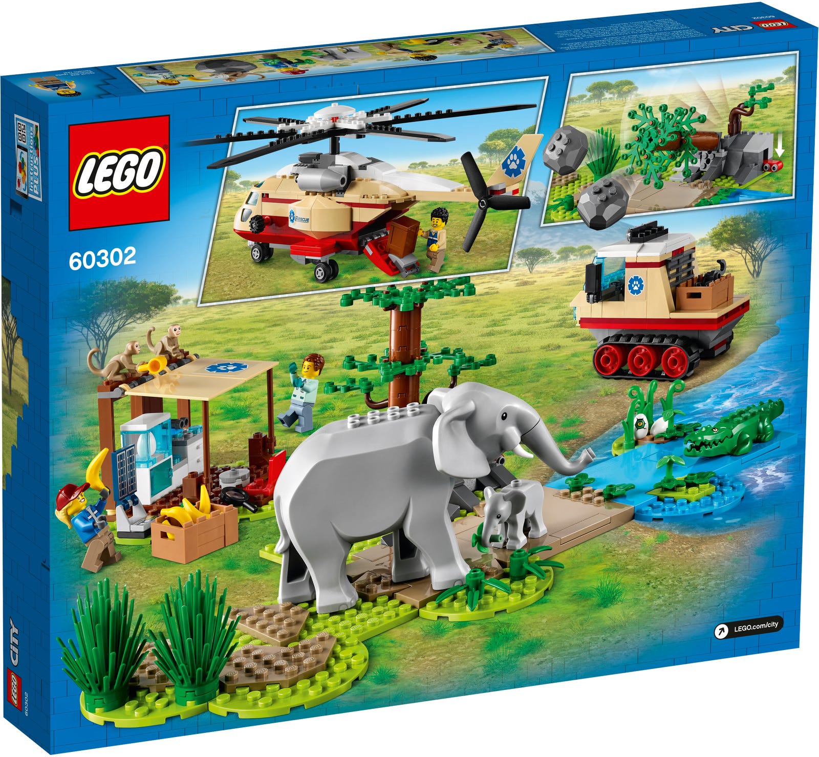 LEGO® City 60302 - Tierrettungseinsatz - Box Back