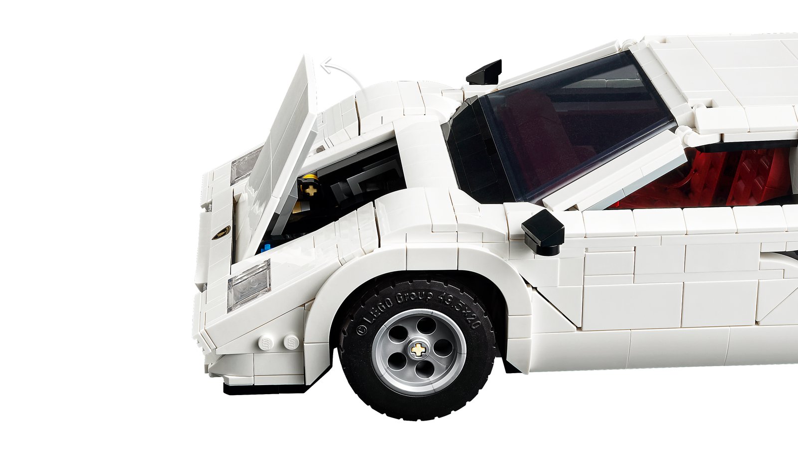 LEGO 10337 LEGO® Icons 10337 - Lamborghini Countach 5000 Quattrovalvole – Detailansicht 4