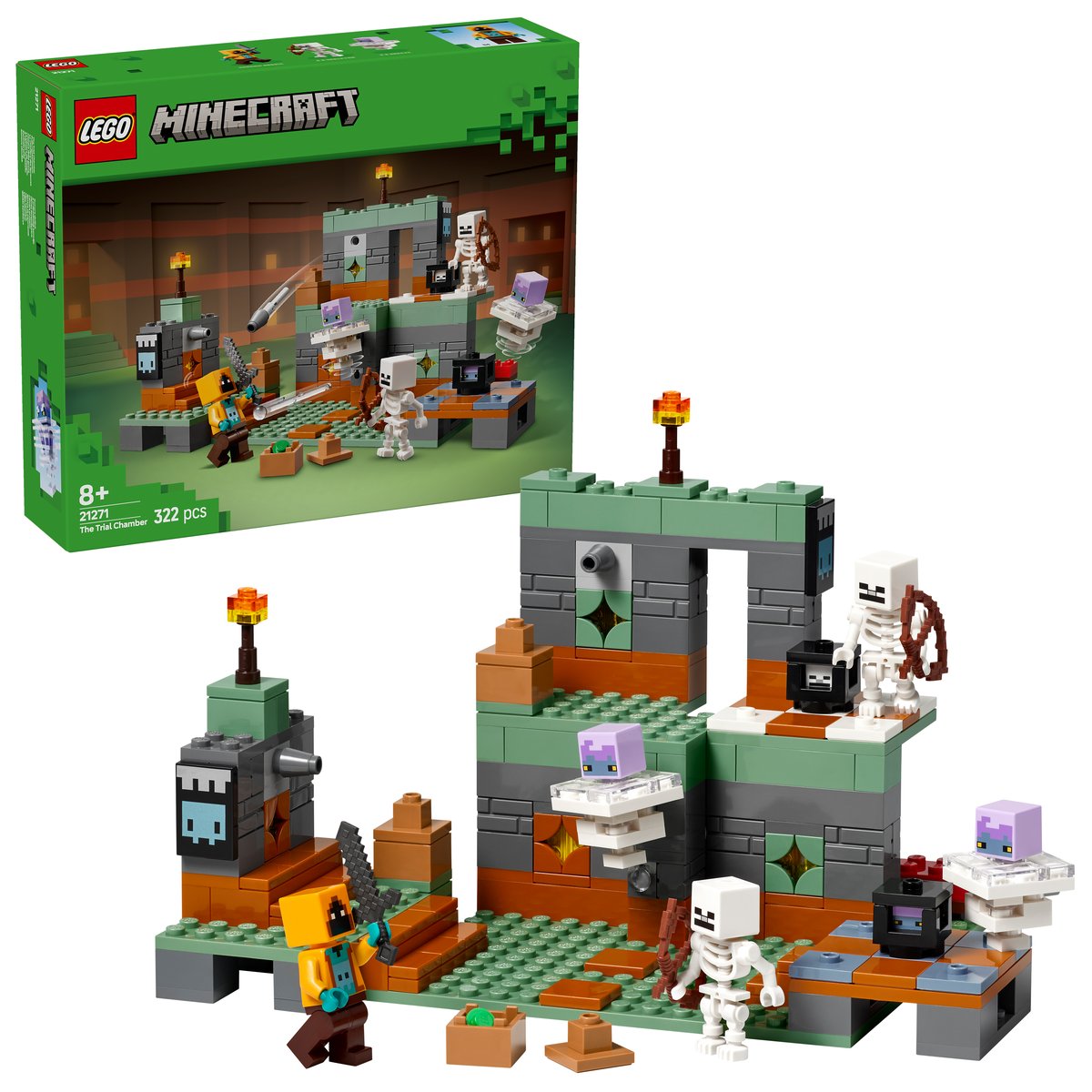 LEGO 21271 LEGO® Minecraft 21271 - Prüfungskammern – Box & Produkt