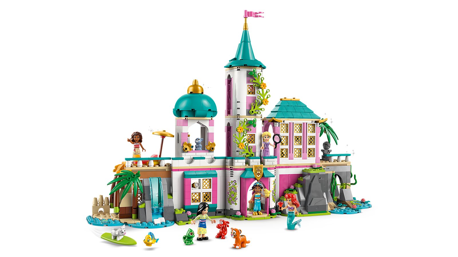 LEGO 43267 LEGO® Disney Princess 43267 - Prinzessinnenschloss mit Haustieren – Primaeres Produktbild