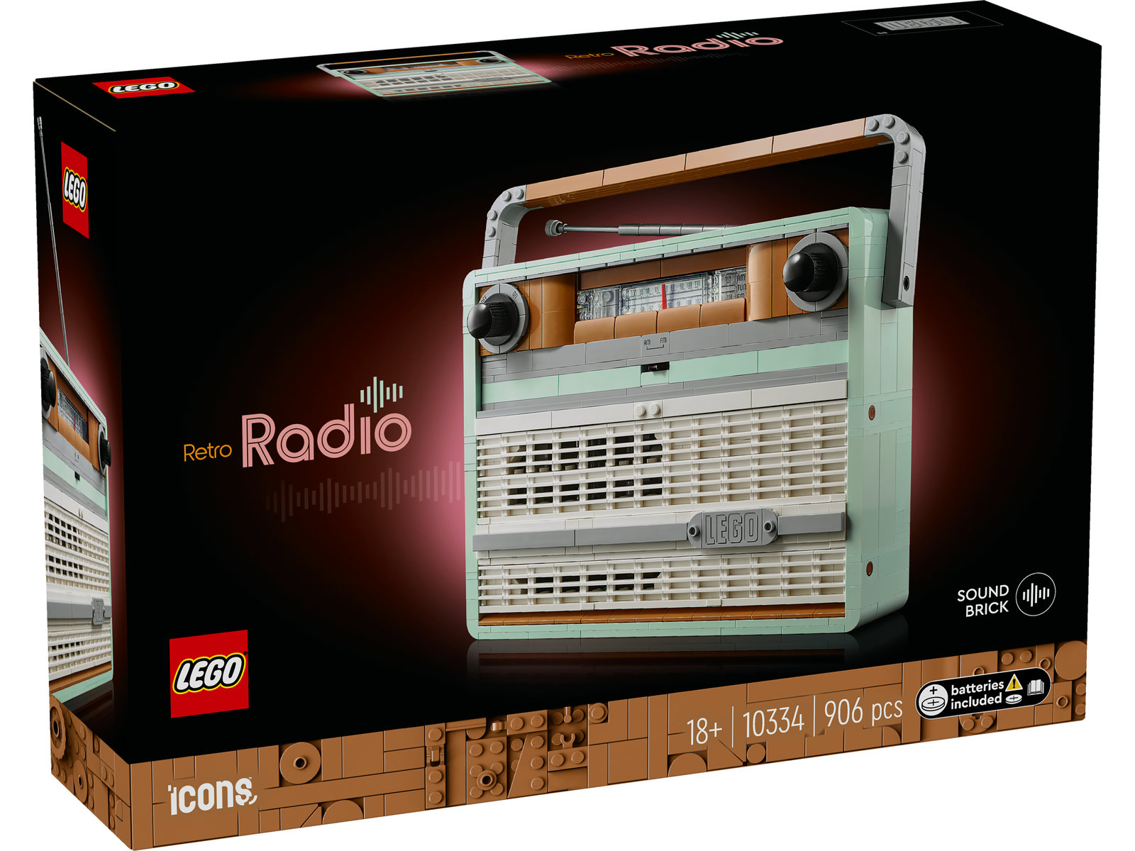 LEGO® Icons 10334 - Retro-Kofferradio LEGO® Icons 10334 - Retro-Kofferradio