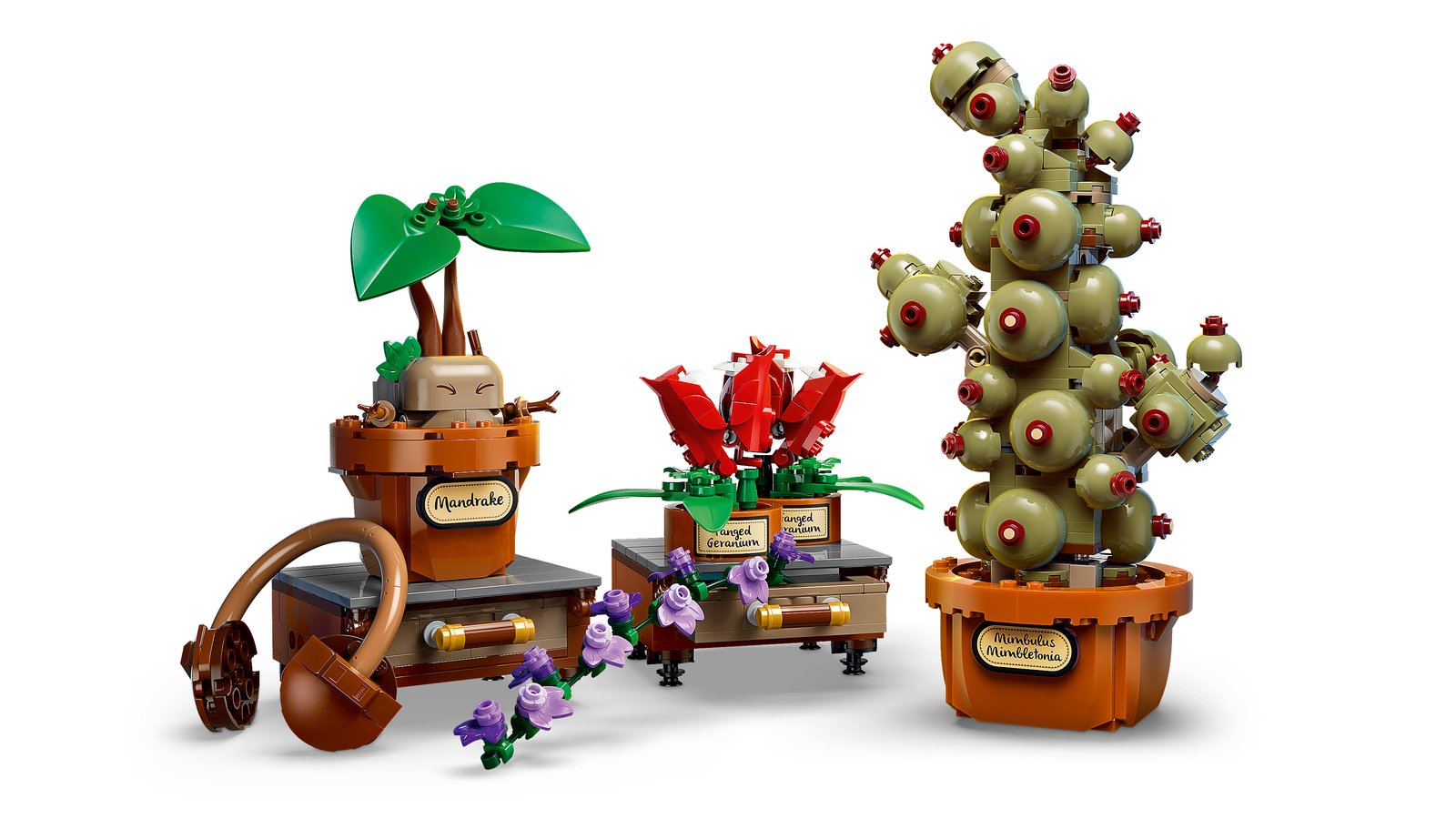 LEGO 76474 LEGO® Harry Potter™ 76474 - Schloss Hogwarts™: Kräuterkunde-Pflanzen – Primäres Produktbild