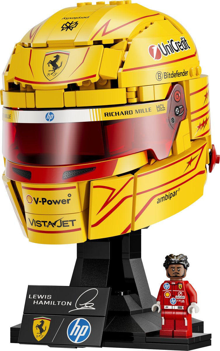 LEGO 43022 LEGO® Editions 43022 - Scuderia Ferrari HP Lewis Hamilton Helm – Produktfoto