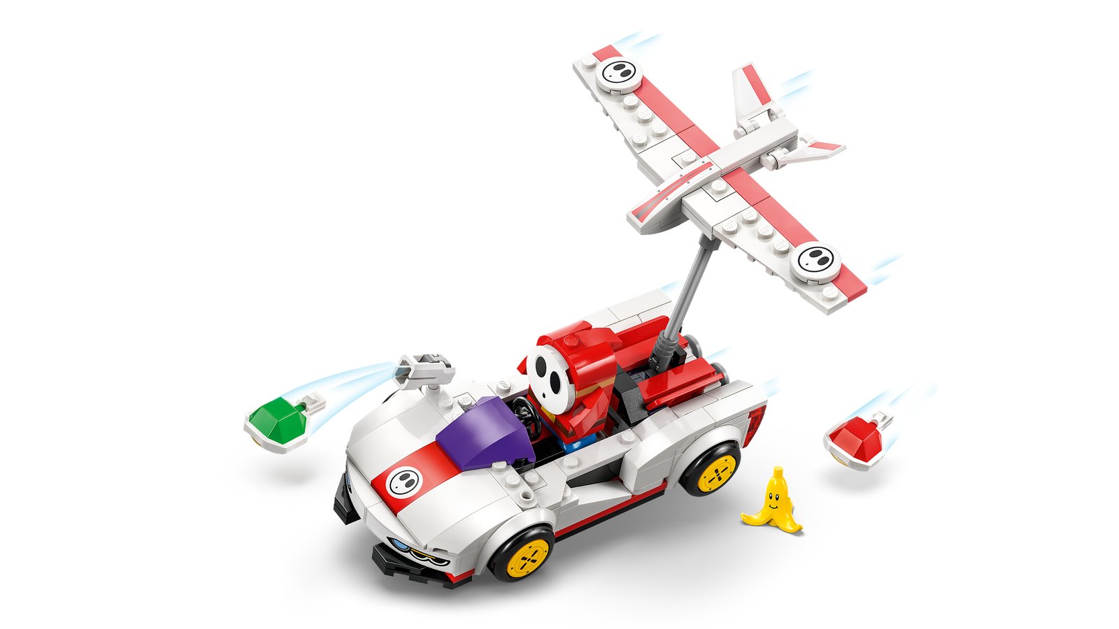 LEGO 72045 LEGO® Super Mario 72045 Mario Kart™ – Shy Guy & Flügel-Raser – Primaeres Produktbild