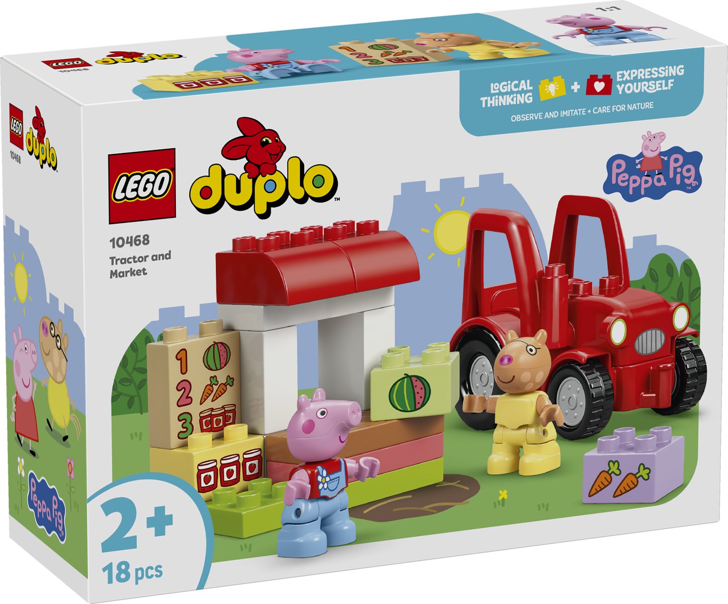 LEGO® DUPLO® Peppa Wutz 10468 - Traktor und Marktstand
