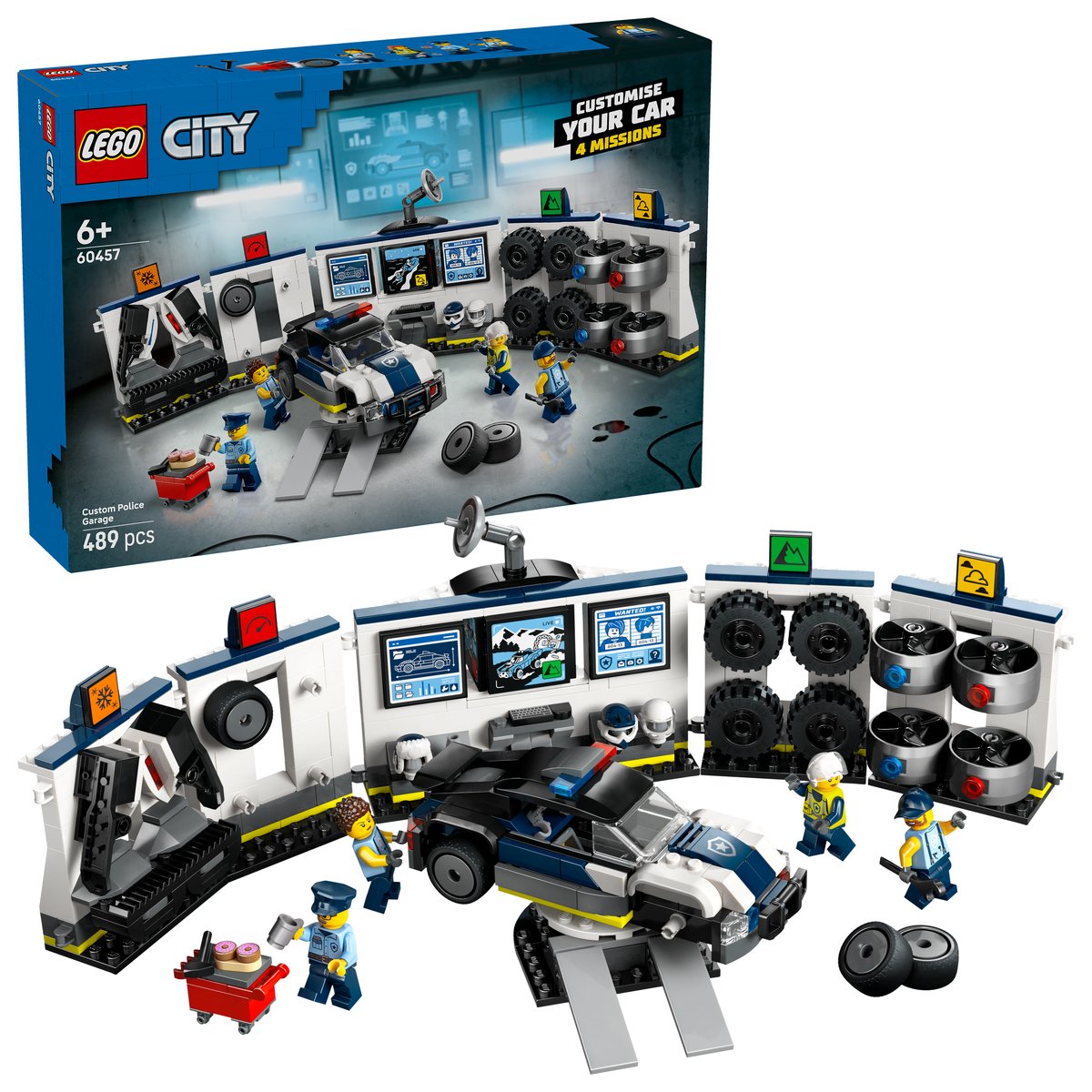 LEGO 60457 LEGO® City 60457 - Polizeiwerkstatt – Box & Produkt