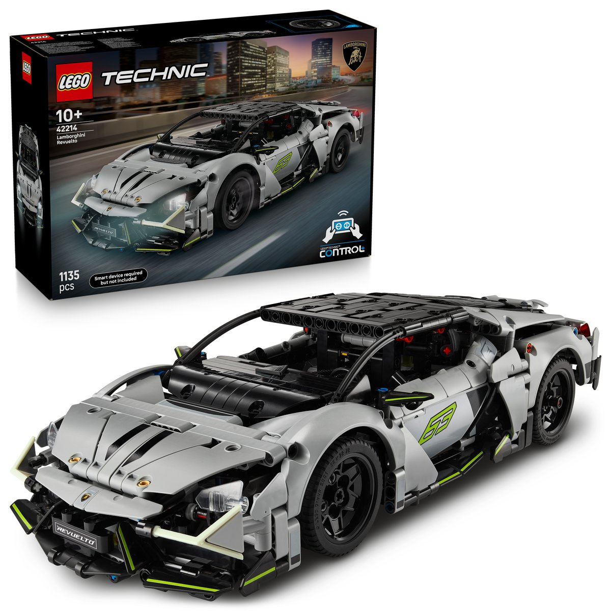 LEGO 42214 LEGO® Technic 42214 - Lamborghini Revuelto Supersportwagen – Box & Produkt
