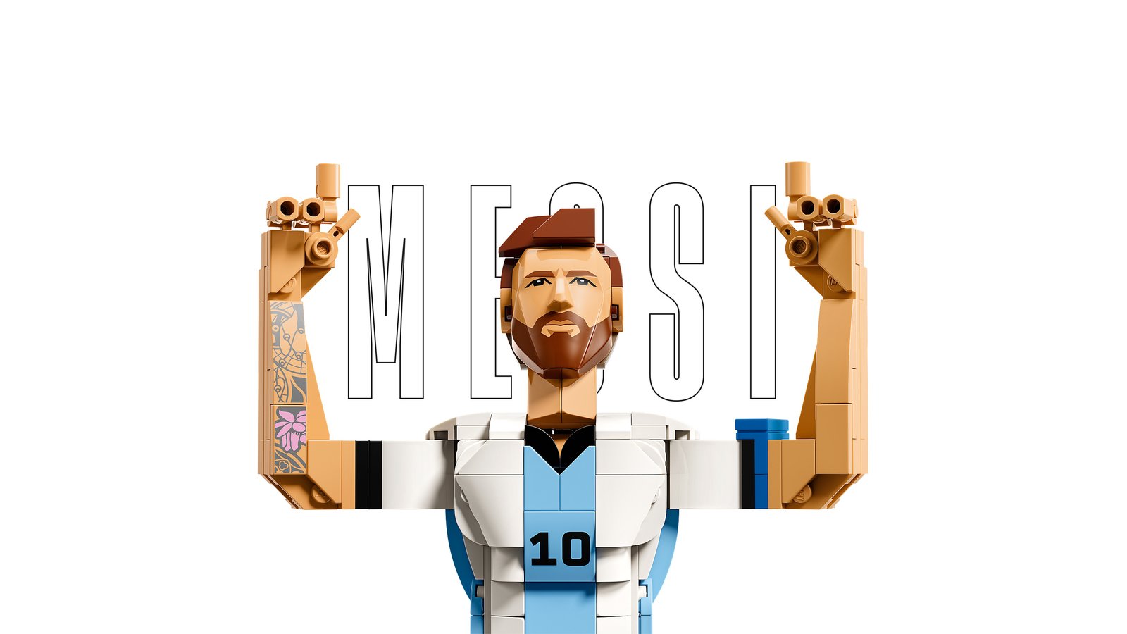 LEGO 43015 LEGO® Editions 43015 - Lionel Messi – Fußballlegende – Detailansicht 1