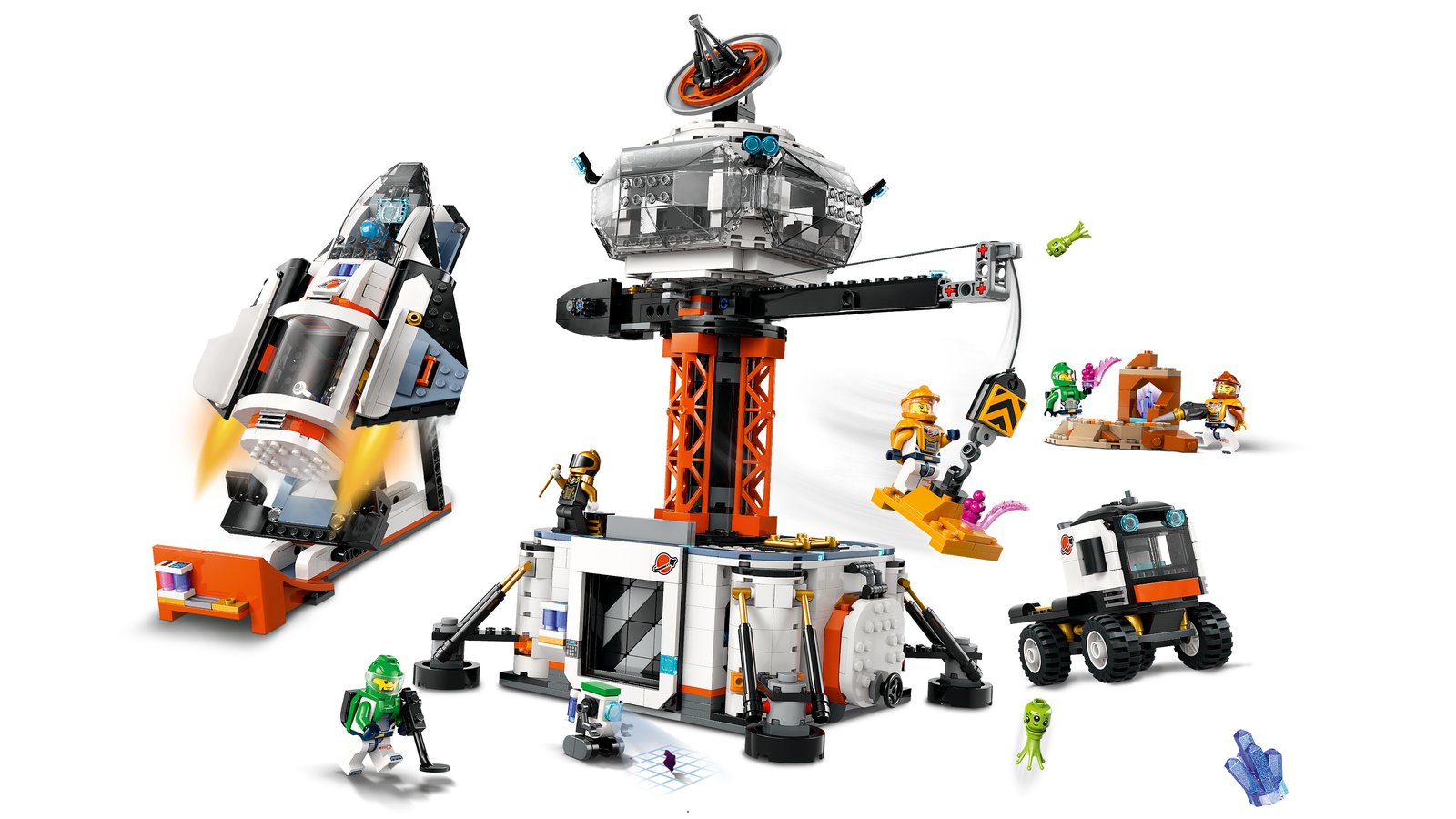 LEGO 60434 LEGO® City 60434 - Raumbasis mit Startrampe – Primäres Produktbild